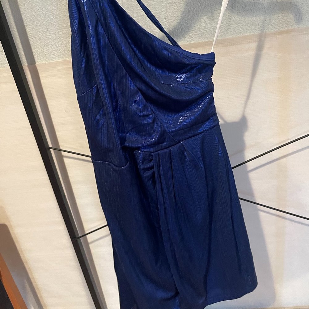 Blue Cut Out Dress